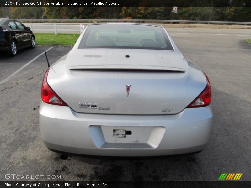 Liquid Silver Metallic / Ebony 2007 Pontiac G6 GT Convertible