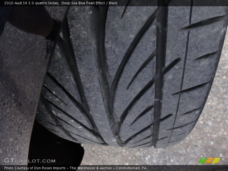 Deep Sea Blue Pearl Effect / Black 2010 Audi S4 3.0 quattro Sedan
