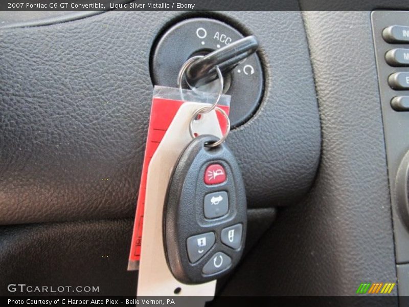 Liquid Silver Metallic / Ebony 2007 Pontiac G6 GT Convertible