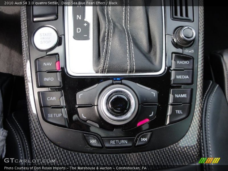 Deep Sea Blue Pearl Effect / Black 2010 Audi S4 3.0 quattro Sedan