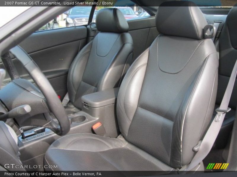 Liquid Silver Metallic / Ebony 2007 Pontiac G6 GT Convertible