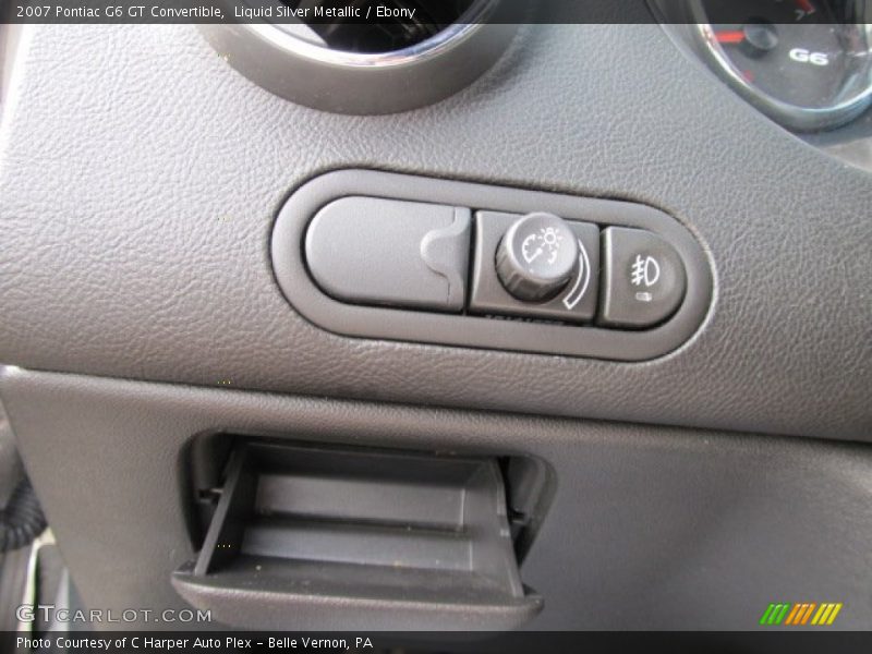 Liquid Silver Metallic / Ebony 2007 Pontiac G6 GT Convertible
