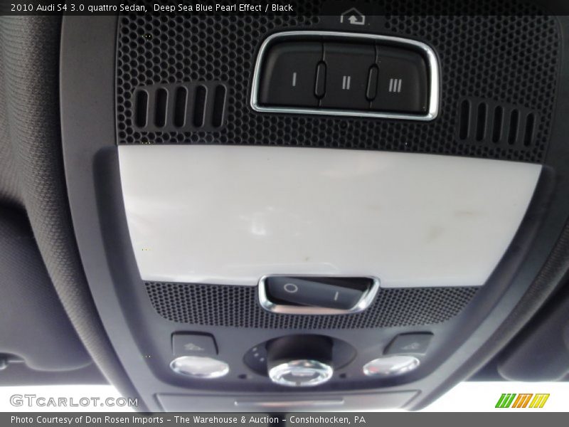 Deep Sea Blue Pearl Effect / Black 2010 Audi S4 3.0 quattro Sedan