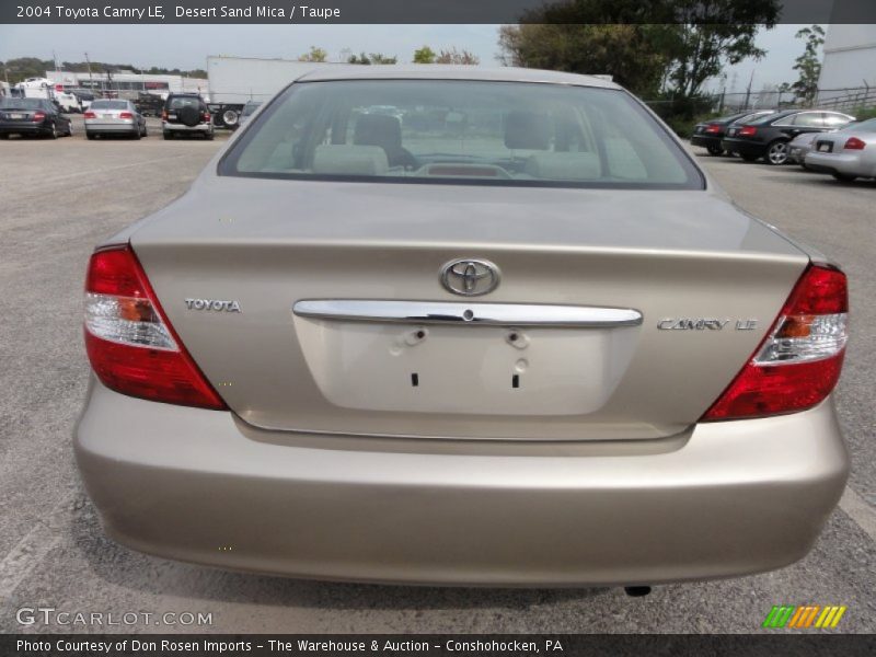 Desert Sand Mica / Taupe 2004 Toyota Camry LE