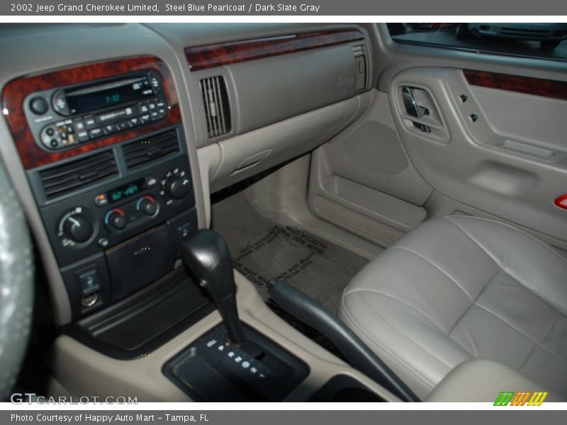 Steel Blue Pearlcoat / Dark Slate Gray 2002 Jeep Grand Cherokee Limited