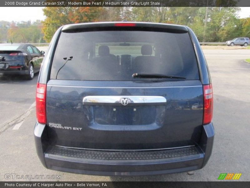 Modern Blue Pearl / Medium Slate Gray/Light Shale 2008 Dodge Grand Caravan SXT