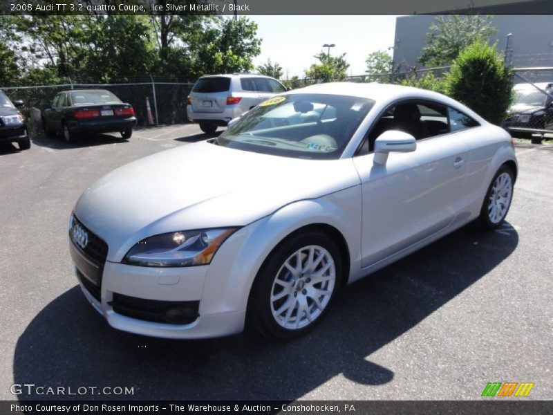 Ice Silver Metallic / Black 2008 Audi TT 3.2 quattro Coupe