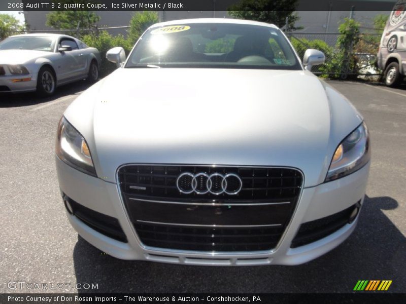 Ice Silver Metallic / Black 2008 Audi TT 3.2 quattro Coupe