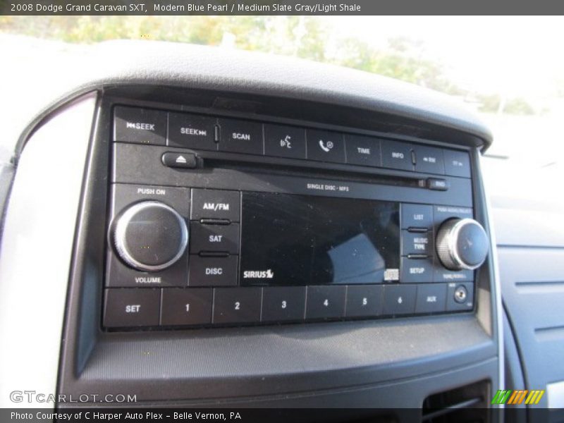 Modern Blue Pearl / Medium Slate Gray/Light Shale 2008 Dodge Grand Caravan SXT