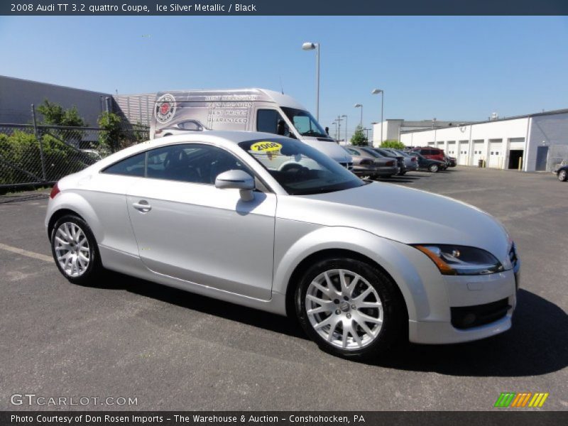 Ice Silver Metallic / Black 2008 Audi TT 3.2 quattro Coupe
