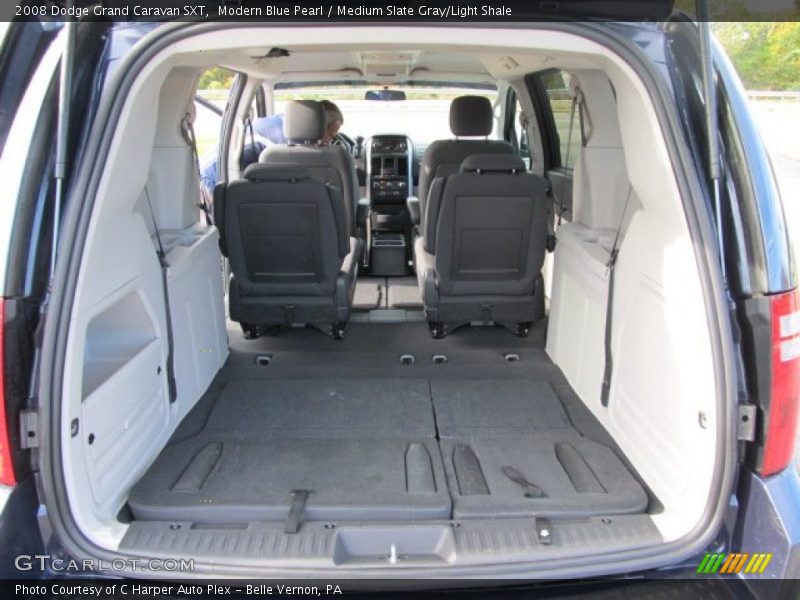 Modern Blue Pearl / Medium Slate Gray/Light Shale 2008 Dodge Grand Caravan SXT