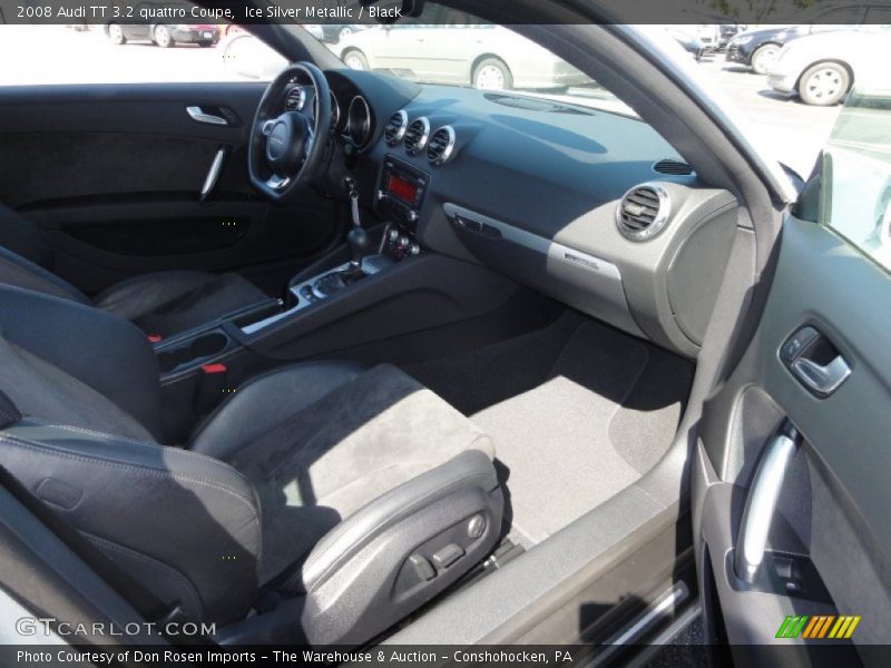 Ice Silver Metallic / Black 2008 Audi TT 3.2 quattro Coupe
