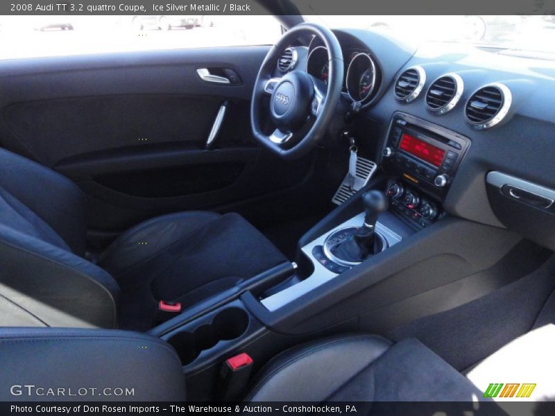 Ice Silver Metallic / Black 2008 Audi TT 3.2 quattro Coupe