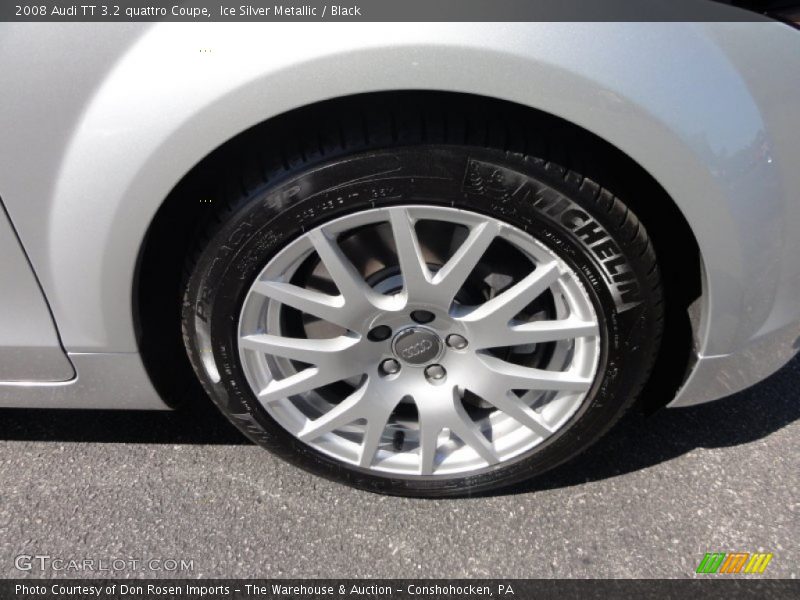 Ice Silver Metallic / Black 2008 Audi TT 3.2 quattro Coupe