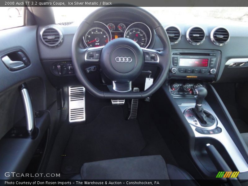 Ice Silver Metallic / Black 2008 Audi TT 3.2 quattro Coupe