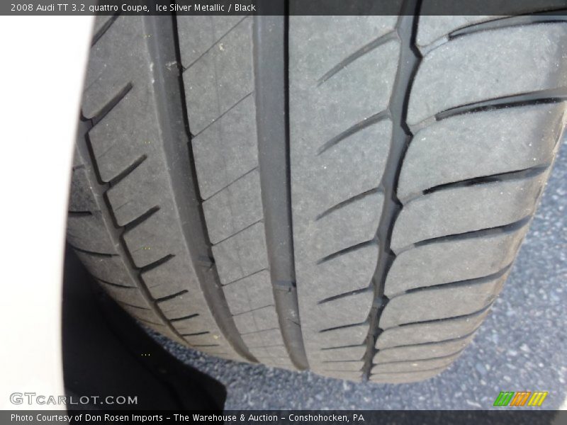 Ice Silver Metallic / Black 2008 Audi TT 3.2 quattro Coupe