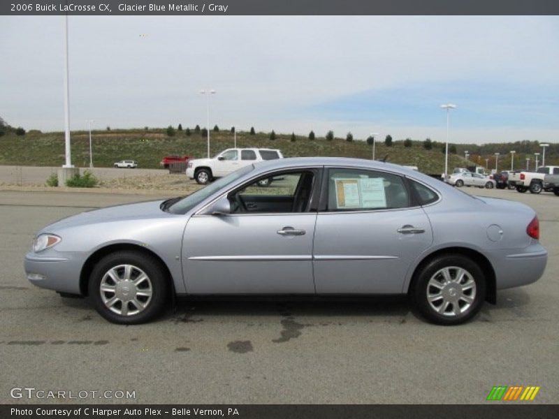 Glacier Blue Metallic / Gray 2006 Buick LaCrosse CX