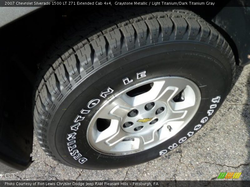 Graystone Metallic / Light Titanium/Dark Titanium Gray 2007 Chevrolet Silverado 1500 LT Z71 Extended Cab 4x4