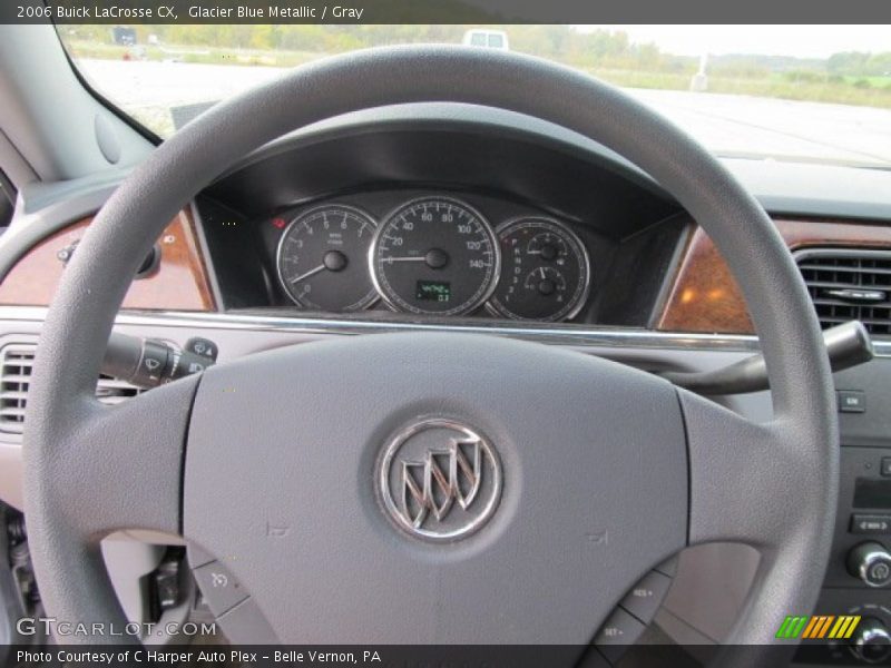 Glacier Blue Metallic / Gray 2006 Buick LaCrosse CX