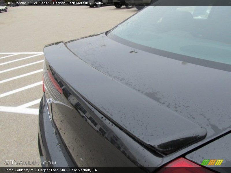 Carbon Black Metallic / Ebony 2009 Pontiac G6 V6 Sedan
