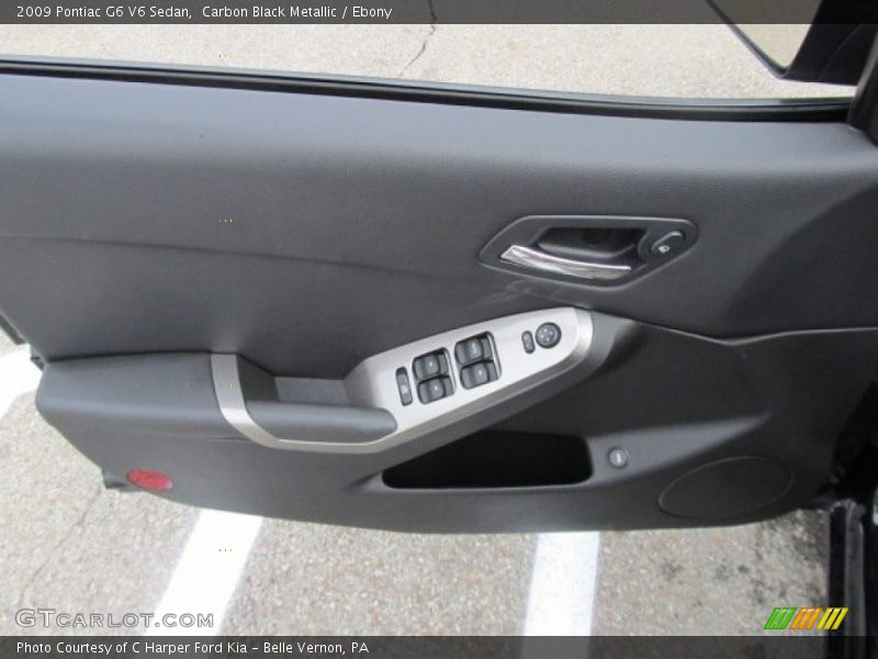 Carbon Black Metallic / Ebony 2009 Pontiac G6 V6 Sedan