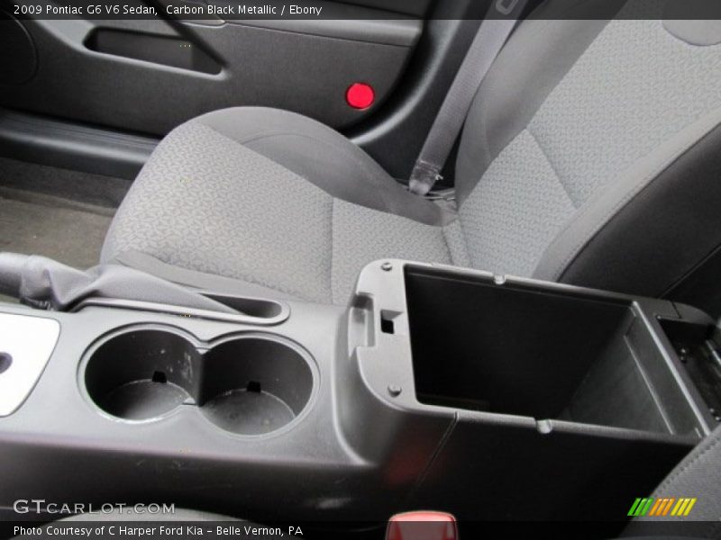 Carbon Black Metallic / Ebony 2009 Pontiac G6 V6 Sedan