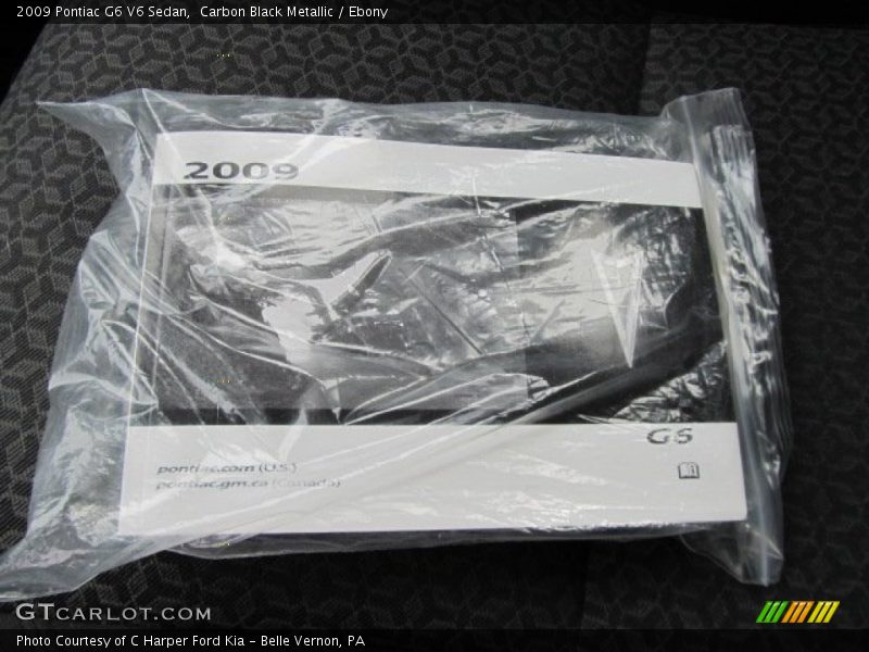 Carbon Black Metallic / Ebony 2009 Pontiac G6 V6 Sedan