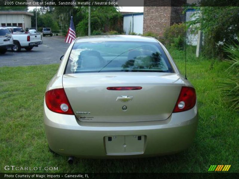 Sandstone Metallic / Neutral Beige 2005 Chevrolet Cobalt Sedan