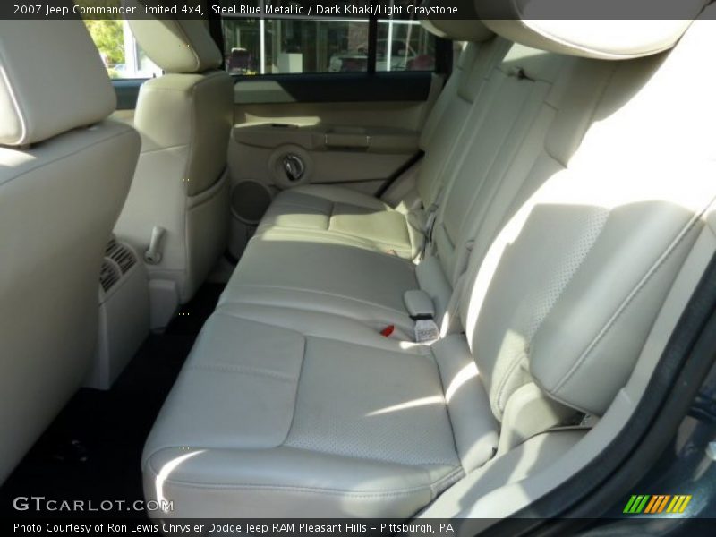 Steel Blue Metallic / Dark Khaki/Light Graystone 2007 Jeep Commander Limited 4x4