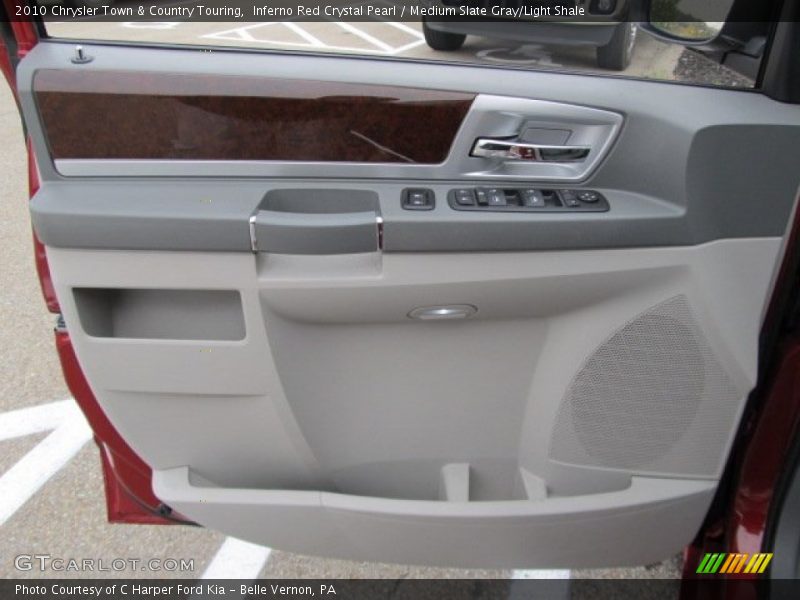 Inferno Red Crystal Pearl / Medium Slate Gray/Light Shale 2010 Chrysler Town & Country Touring