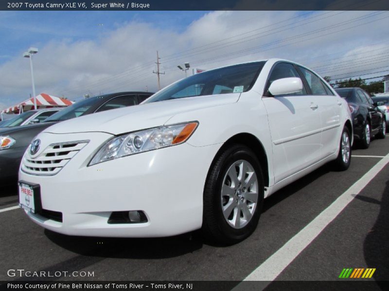 Super White / Bisque 2007 Toyota Camry XLE V6