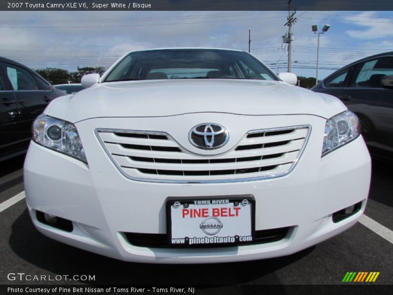 Super White / Bisque 2007 Toyota Camry XLE V6