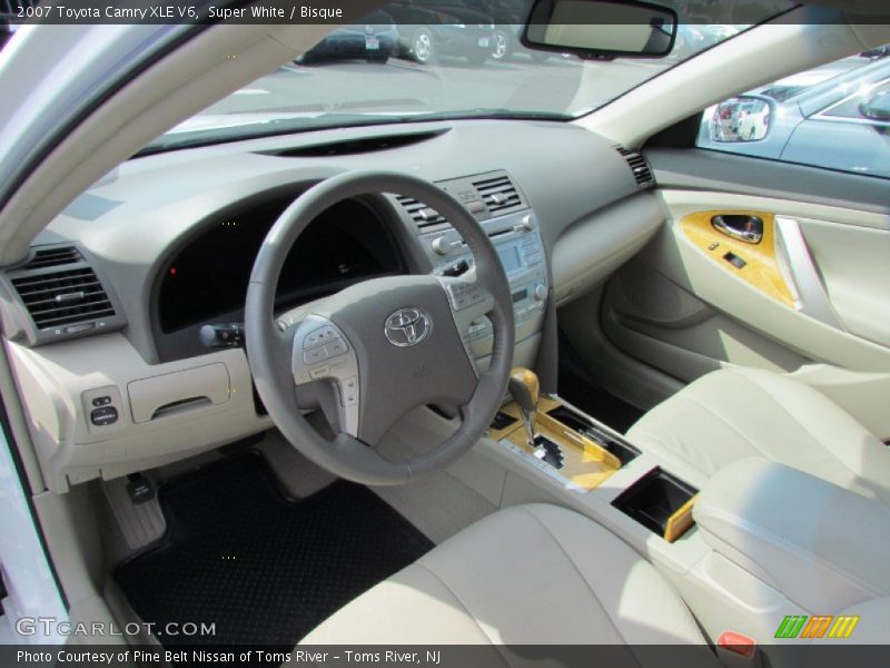 Super White / Bisque 2007 Toyota Camry XLE V6
