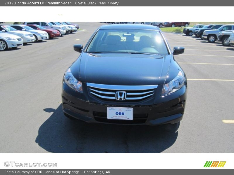 Crystal Black Pearl / Ivory 2012 Honda Accord LX Premium Sedan