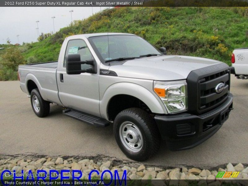 Ingot Silver Metallic / Steel 2012 Ford F250 Super Duty XL Regular Cab 4x4
