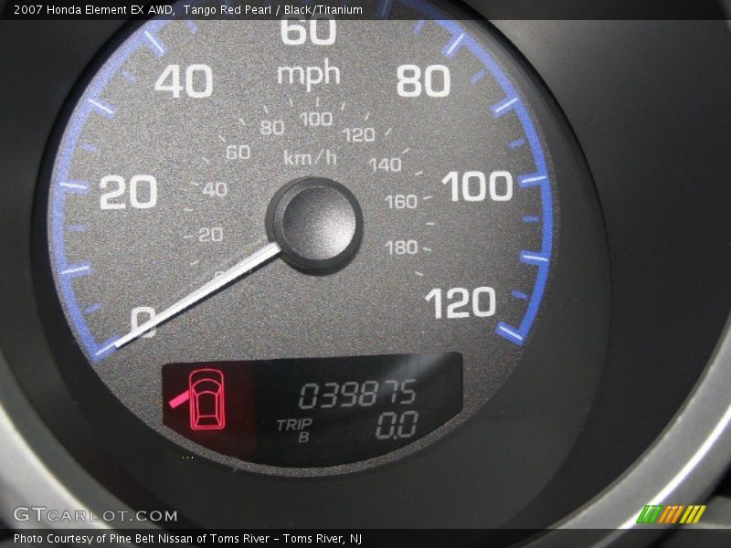 Tango Red Pearl / Black/Titanium 2007 Honda Element EX AWD