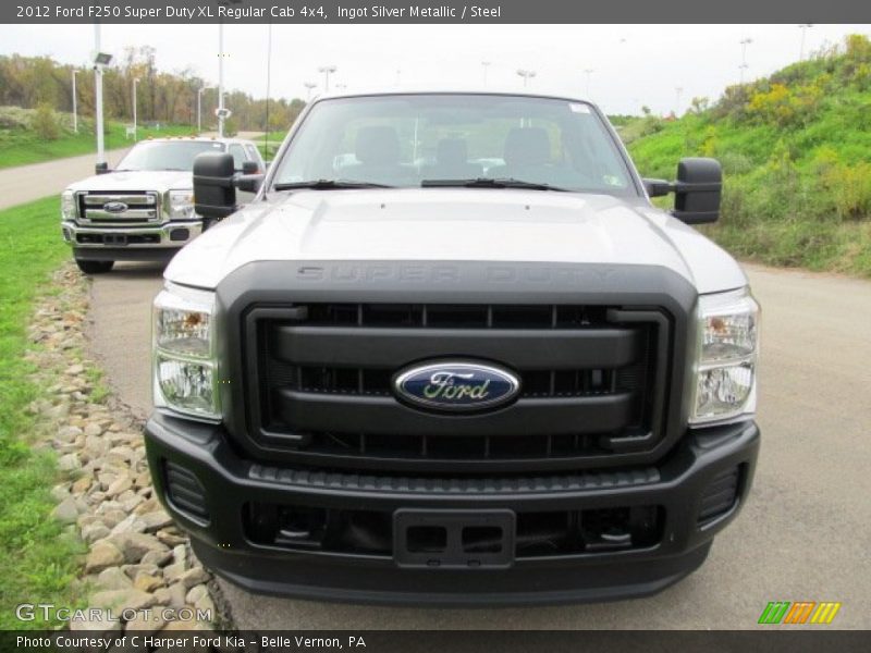 Ingot Silver Metallic / Steel 2012 Ford F250 Super Duty XL Regular Cab 4x4