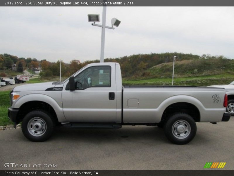  2012 F250 Super Duty XL Regular Cab 4x4 Ingot Silver Metallic