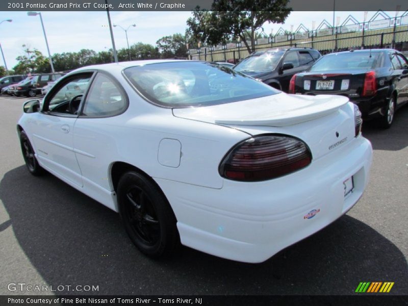 Arctic White / Graphite 2001 Pontiac Grand Prix GT Coupe