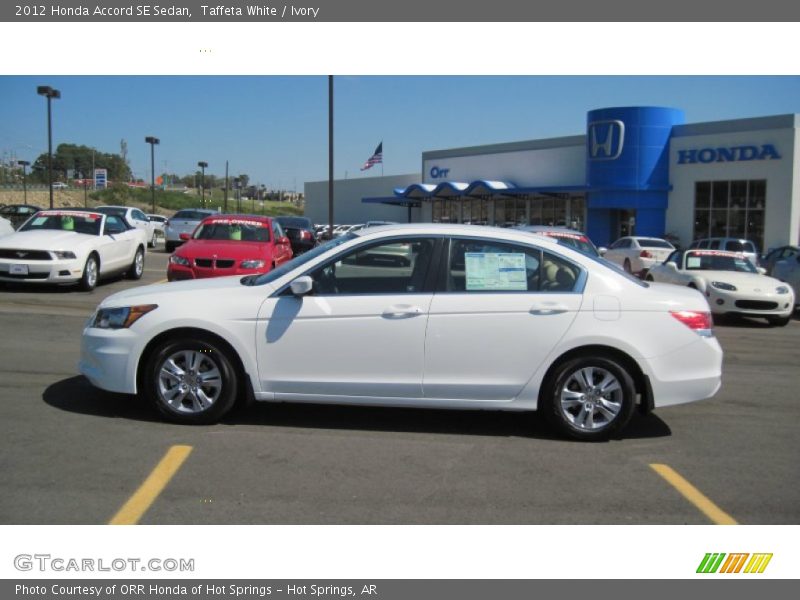 Taffeta White / Ivory 2012 Honda Accord SE Sedan