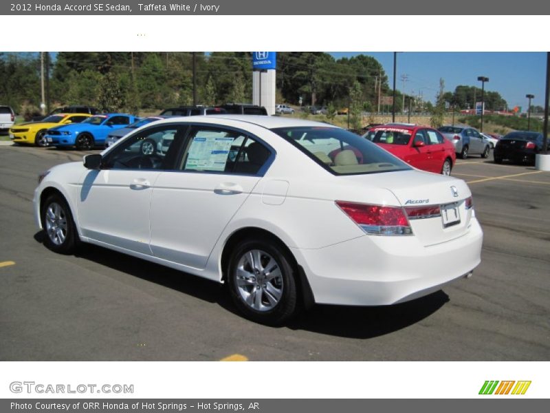 Taffeta White / Ivory 2012 Honda Accord SE Sedan