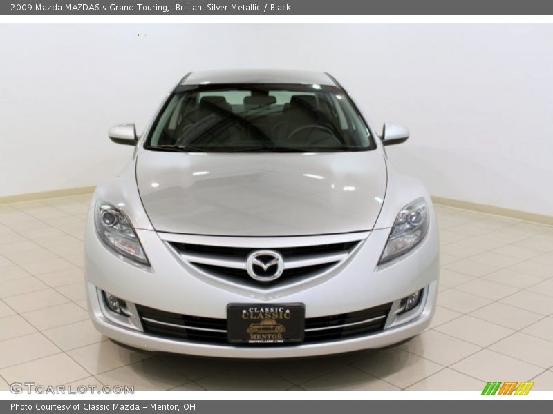 Brilliant Silver Metallic / Black 2009 Mazda MAZDA6 s Grand Touring