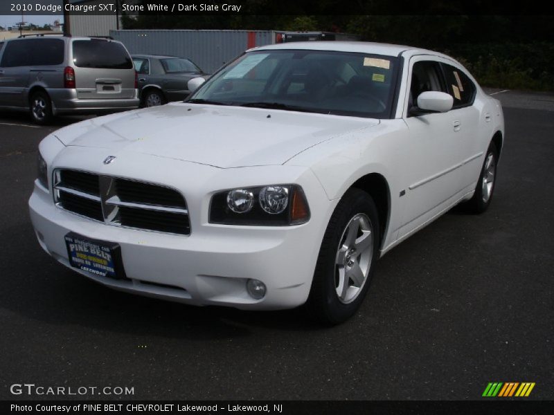 Stone White / Dark Slate Gray 2010 Dodge Charger SXT