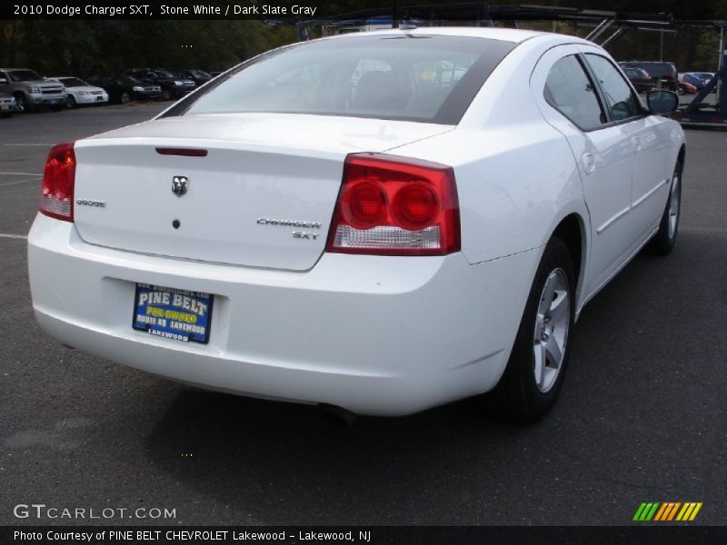 Stone White / Dark Slate Gray 2010 Dodge Charger SXT