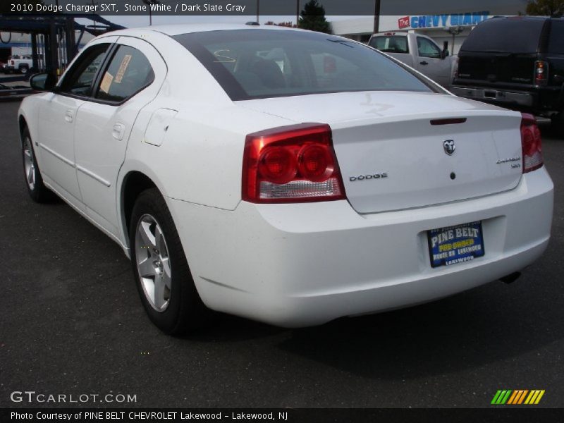 Stone White / Dark Slate Gray 2010 Dodge Charger SXT