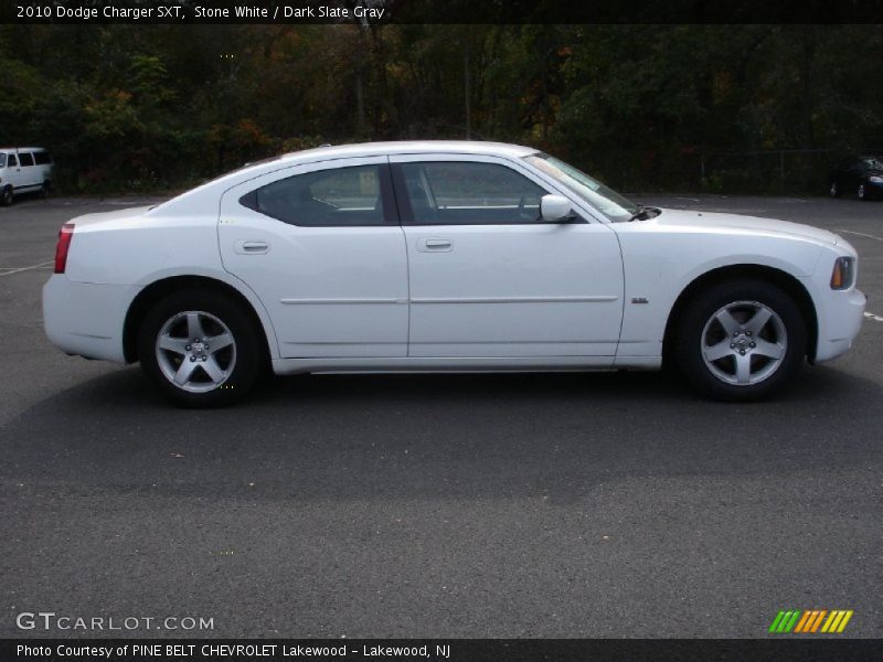 Stone White / Dark Slate Gray 2010 Dodge Charger SXT