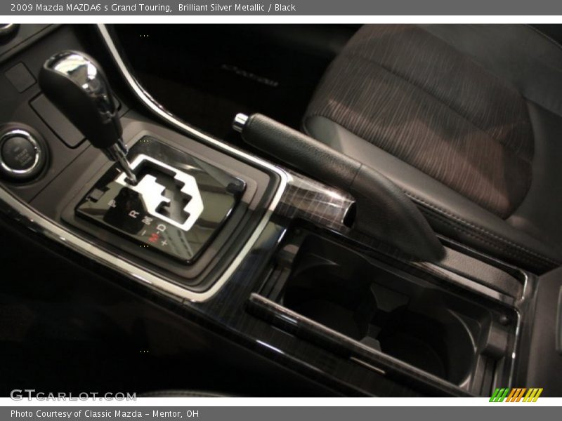 Brilliant Silver Metallic / Black 2009 Mazda MAZDA6 s Grand Touring