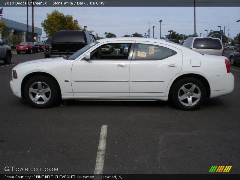 Stone White / Dark Slate Gray 2010 Dodge Charger SXT