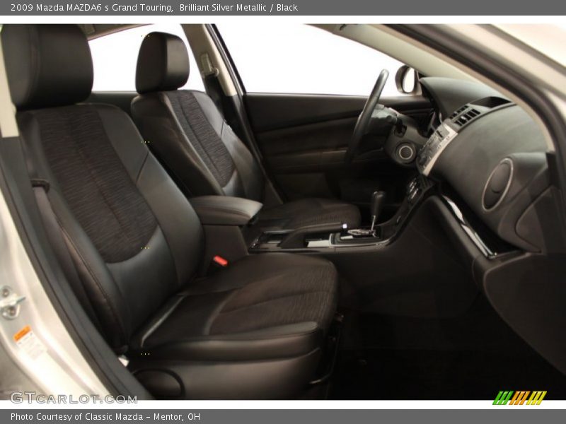 Brilliant Silver Metallic / Black 2009 Mazda MAZDA6 s Grand Touring
