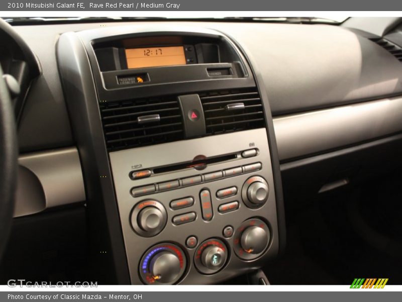 Rave Red Pearl / Medium Gray 2010 Mitsubishi Galant FE